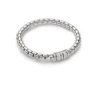 Bracciale Fope Donna Pave Rosa in Oro giallo Diamante 708B PAVE - 708B PAVE